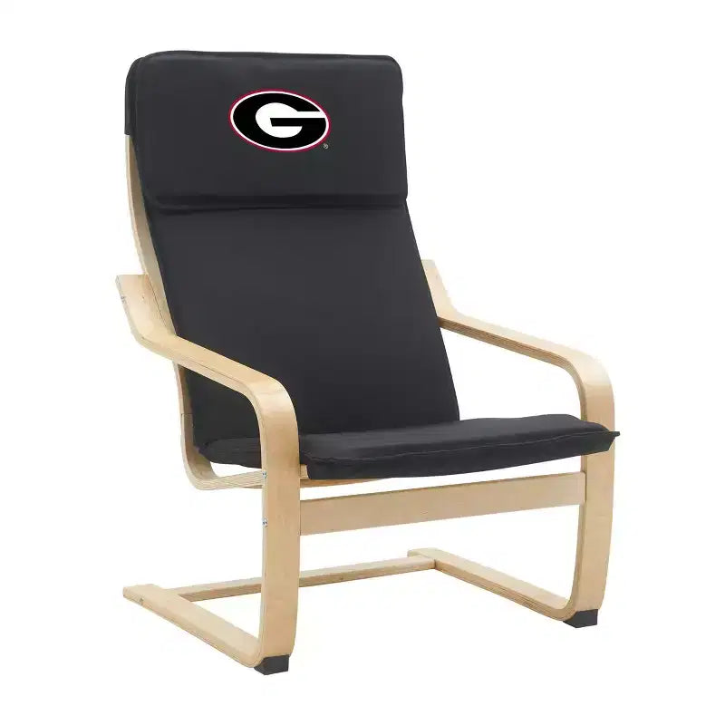 Sedia d'Appoggio in Legno Curvato NCAA University of Georgia