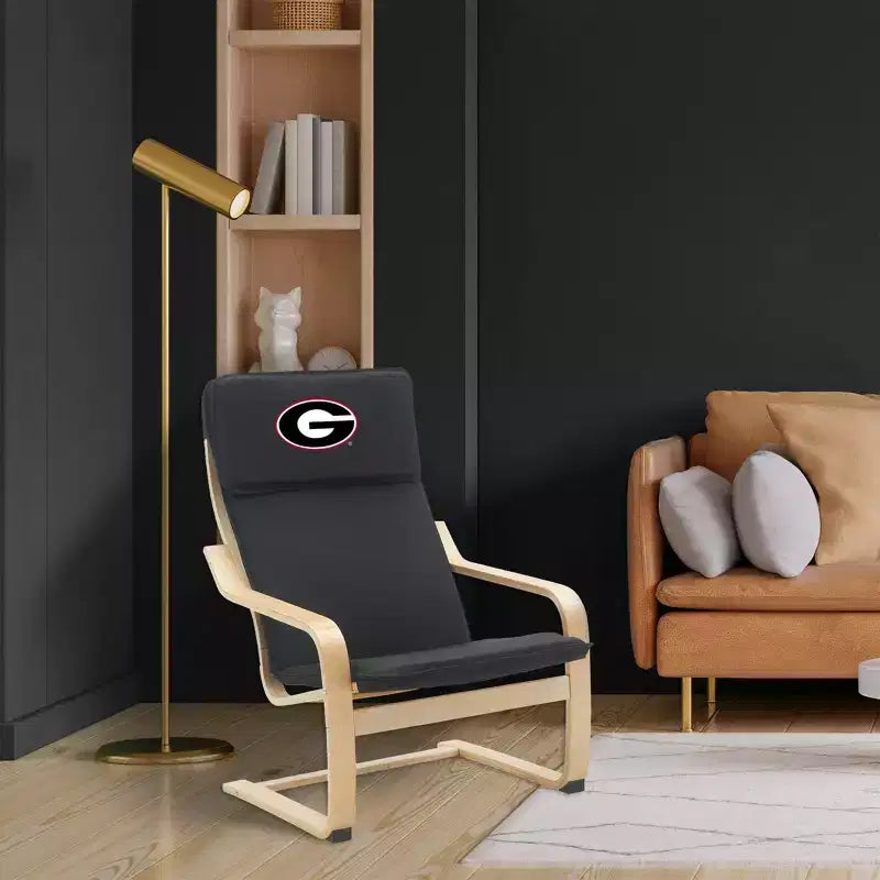 Sedia d'Appoggio in Legno Curvato NCAA University of Georgia