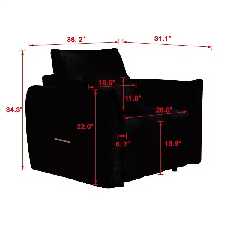 PexFix Moderna Poltrona con Cuscino per Ufficio Soggiorno e Camera da Letto