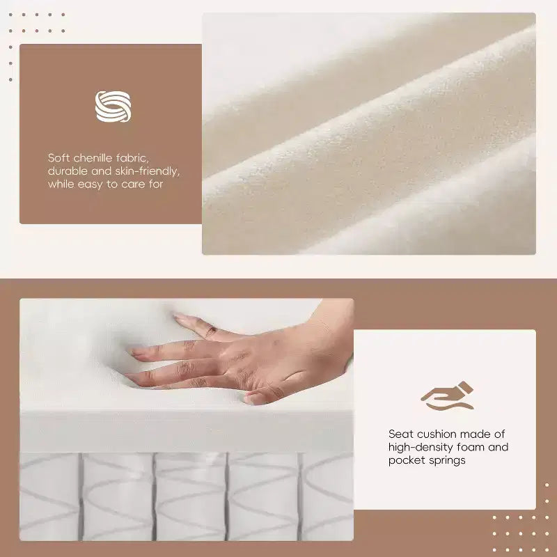 Divano componibile moderno a forma di L, divano Cloud imbottito con porte di ricarica e portabicchieri e tasche laterali e poggiapiedi contenitore mobile