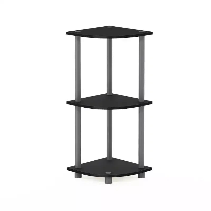 HOMLUX Scaffale Angolare Decorativo a 3 Ripiani