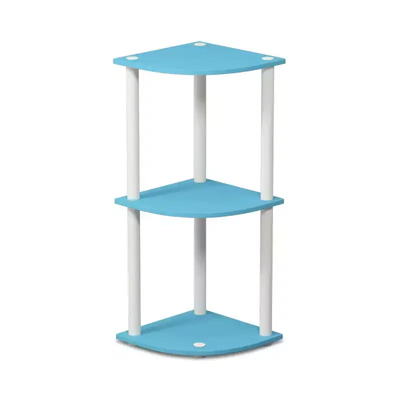 HOMLUX Scaffale Angolare Decorativo a 3 Ripiani