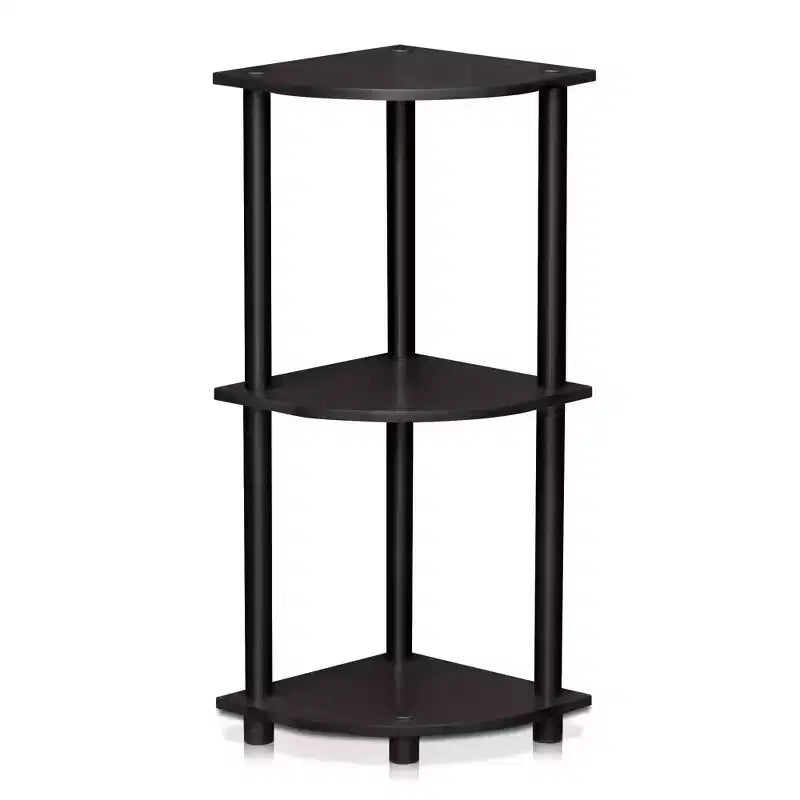HOMLUX Scaffale Angolare Decorativo a 3 Ripiani