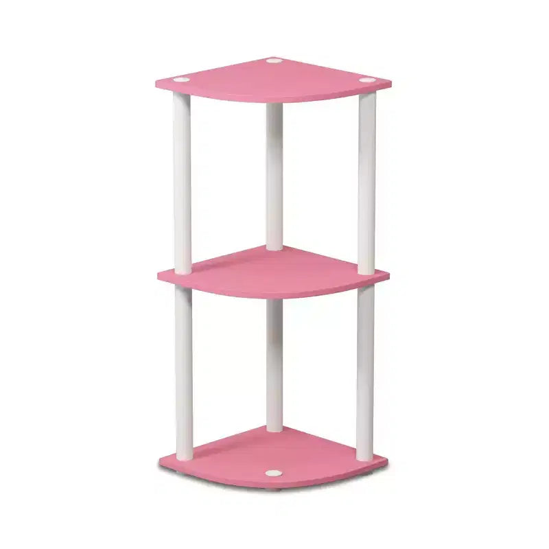 HOMLUX Scaffale Angolare Decorativo a 3 Ripiani