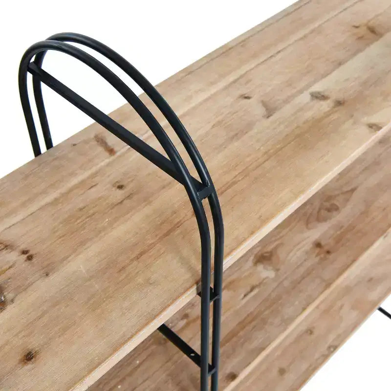 Unità di scaffalatura regolabile Eitri in legno e metallo
