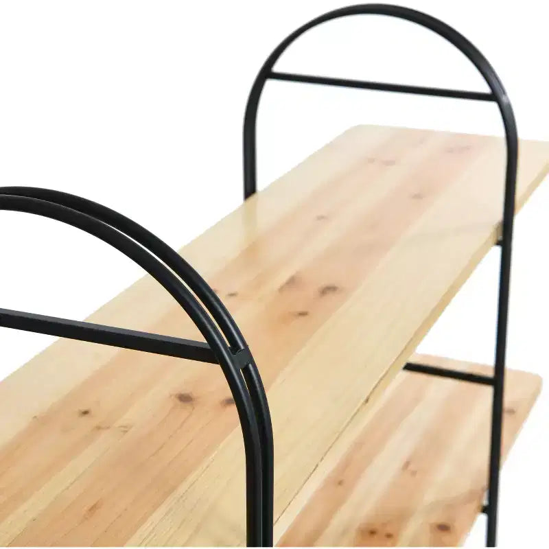 Unità di scaffalatura regolabile Eitri in legno e metallo