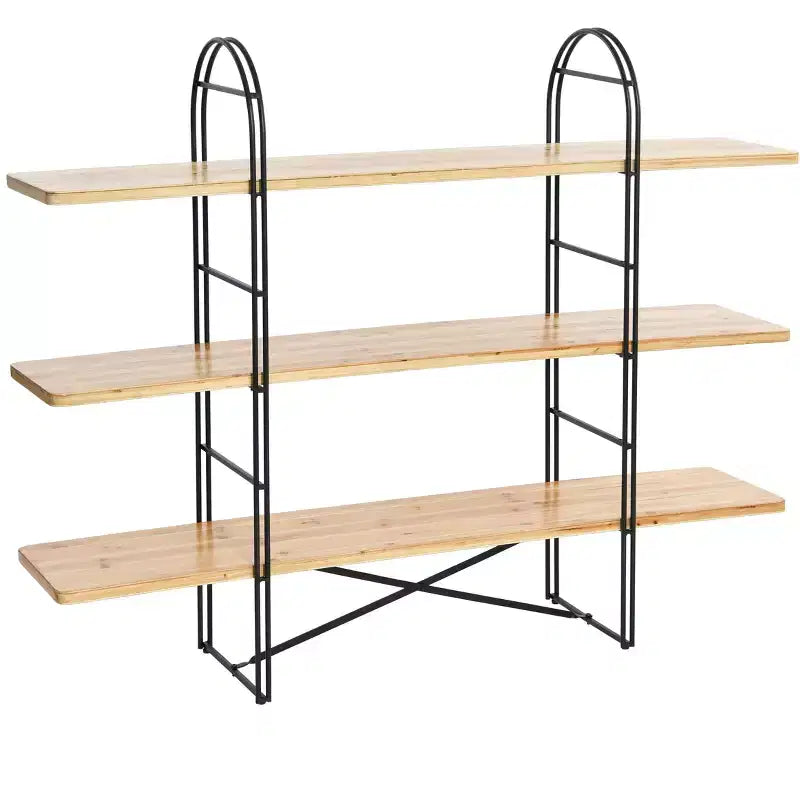 Unità di scaffalatura regolabile Eitri in legno e metallo
