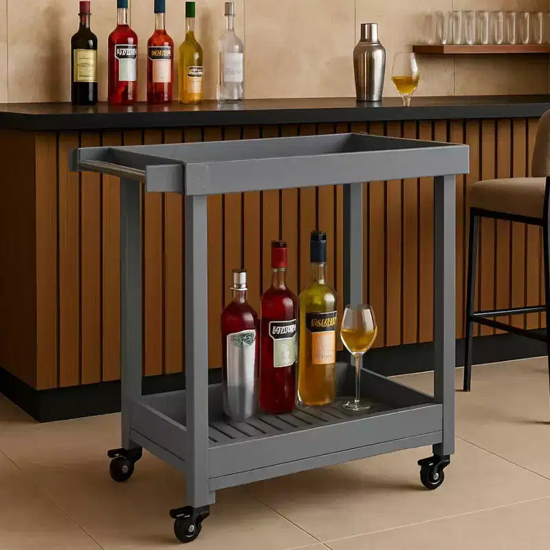 Carrello di Servizio Multifunzionale con Ruote per Casa, Ufficio, Bar