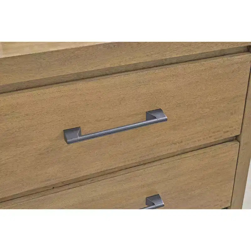 Comodino Sherbana a 2 cassetti, Marrone chiaro