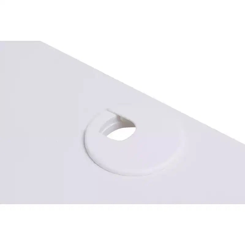 Rialzo convertibile da scrivania da seduto a in piedi con altezza regolabile, ergonomico, colore bianco: supporto portatile per laptop con vassoio per tastiera
