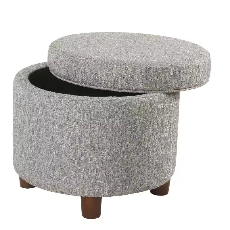 Pouf contenitore rotondo