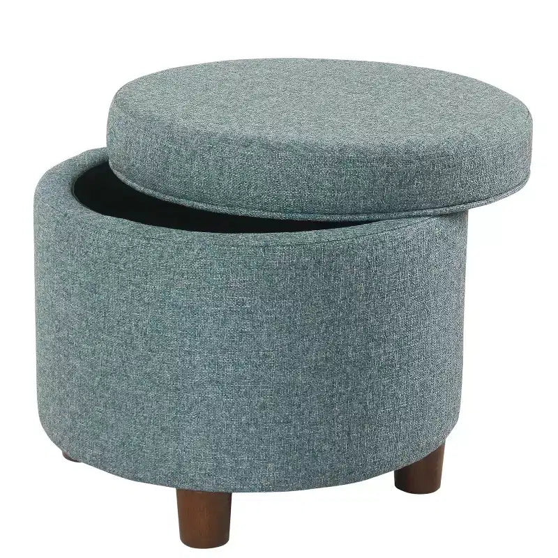 Pouf contenitore rotondo