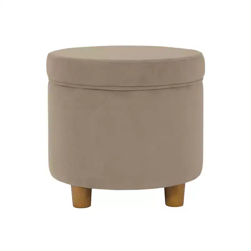 Pouf contenitore rotondo