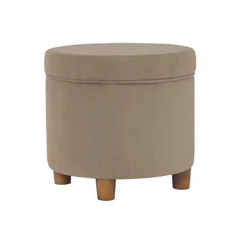 Pouf contenitore rotondo