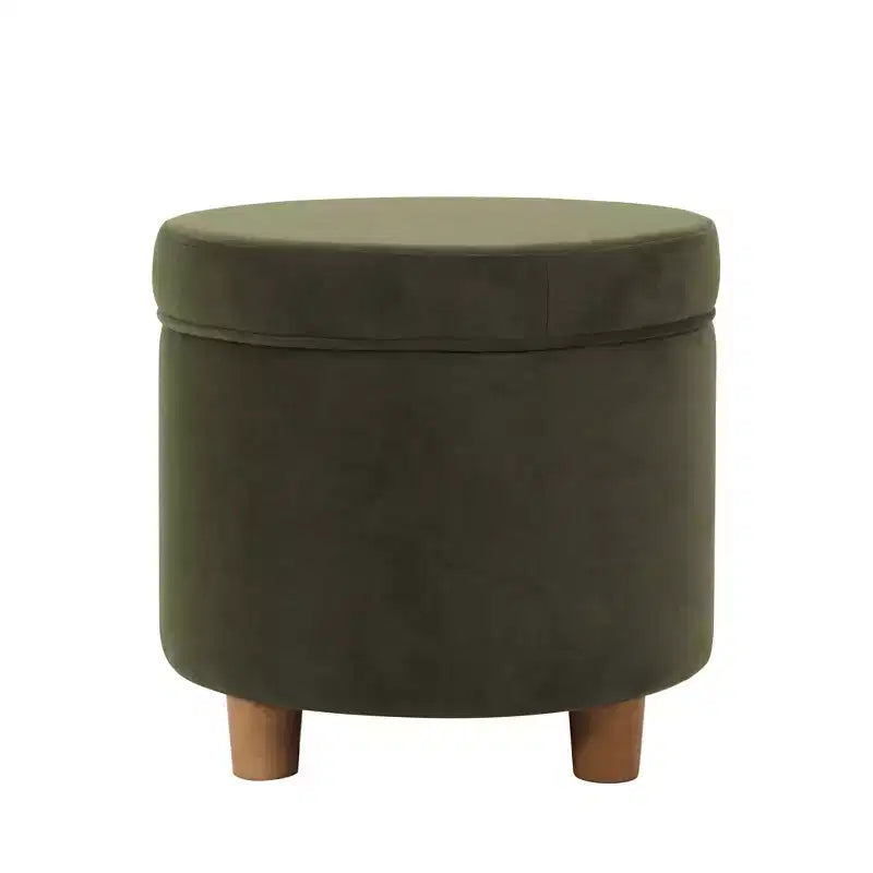 Pouf contenitore rotondo