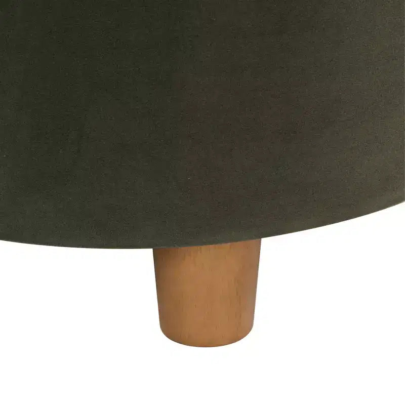 Pouf contenitore rotondo