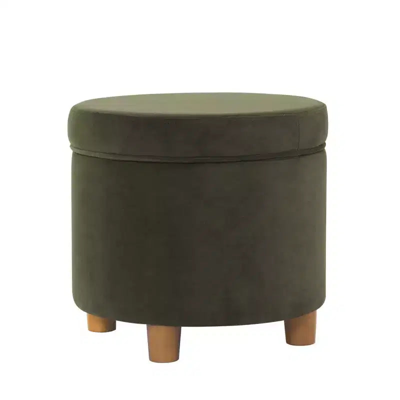 Pouf contenitore rotondo