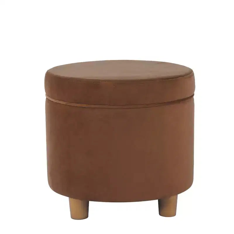 Pouf contenitore rotondo