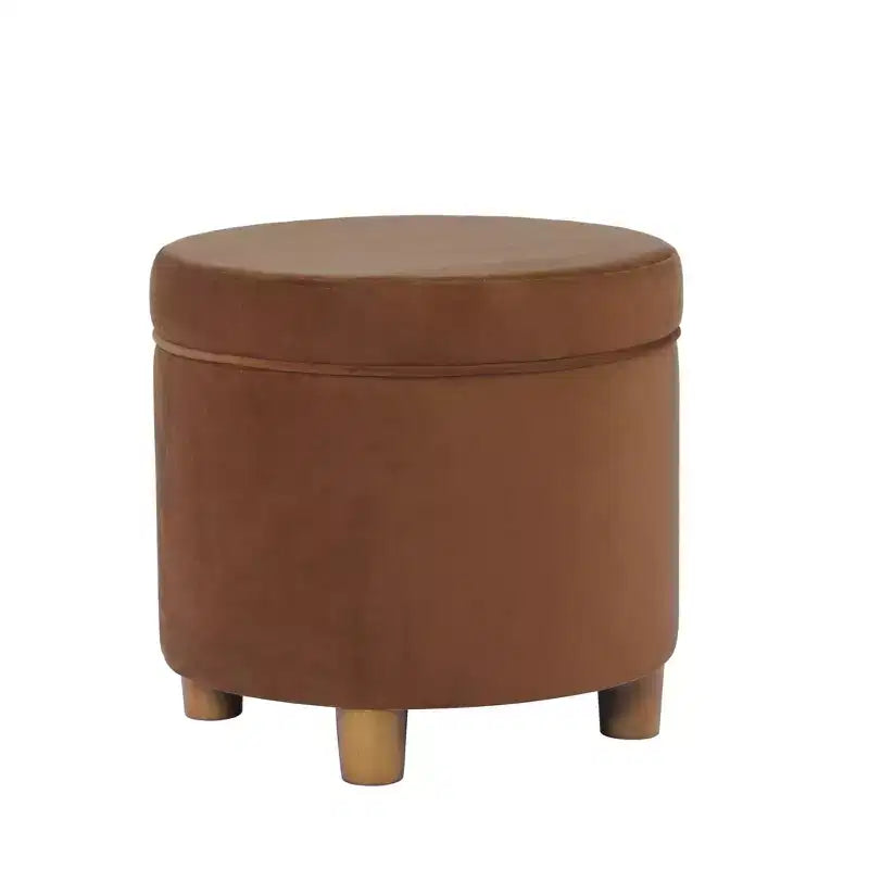 Pouf contenitore rotondo