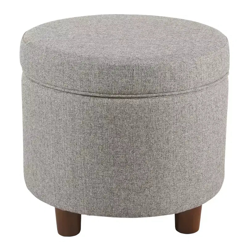 Pouf contenitore rotondo
