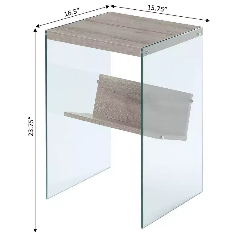 Tavolino SoHo con ripiano