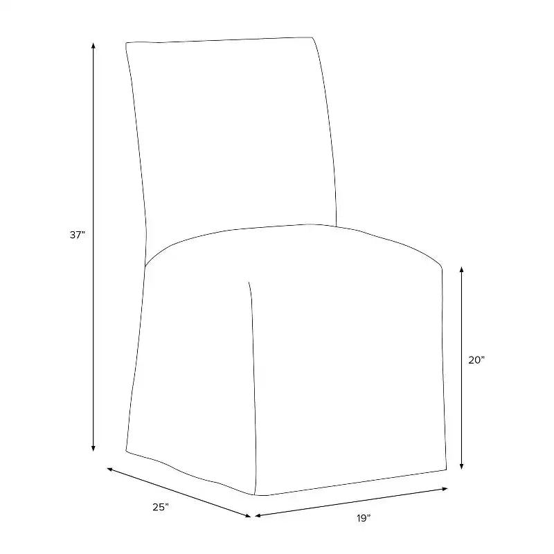 Solo rivestimento di ricambio per sedia da pranzo Kay