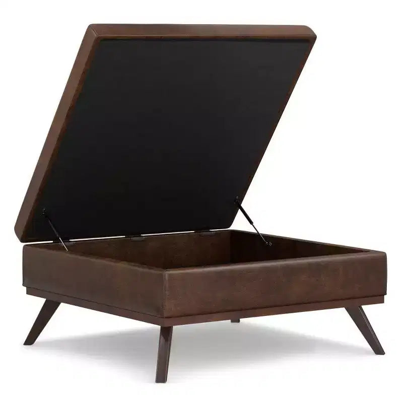 Pouf-Contenitore Quadrato Ethan XL (Tavolino da Caffè)