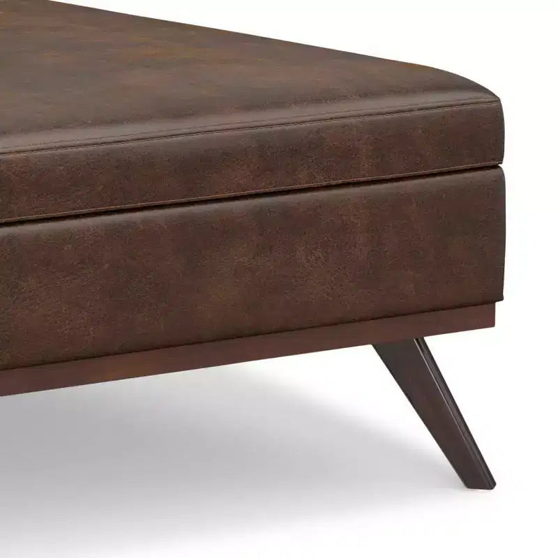Pouf-Contenitore Quadrato Ethan XL (Tavolino da Caffè)
