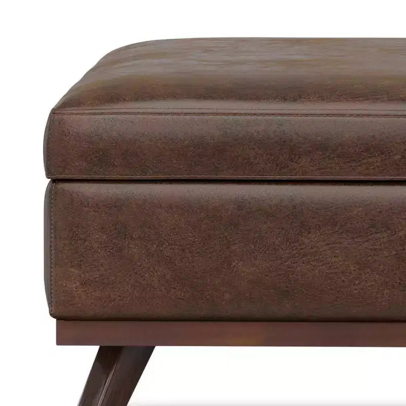 Pouf-Contenitore Quadrato Ethan XL (Tavolino da Caffè)