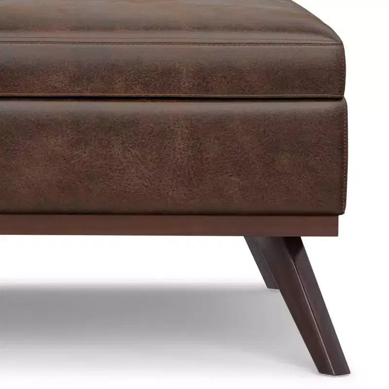 Pouf-Contenitore Quadrato Ethan XL (Tavolino da Caffè)