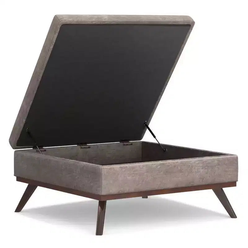 Pouf-Contenitore Quadrato Ethan XL (Tavolino da Caffè)