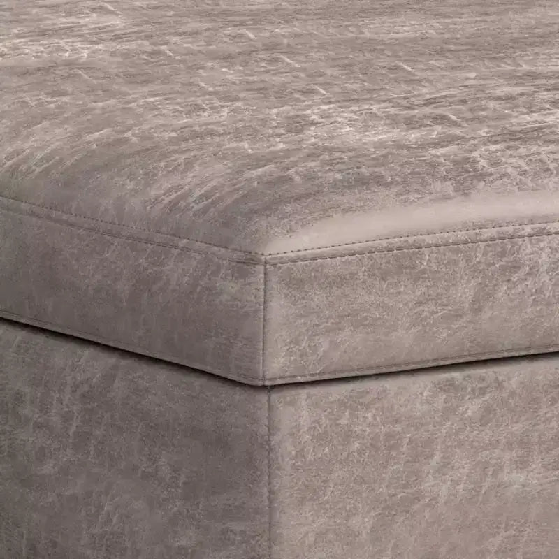 Pouf-Contenitore Quadrato Ethan XL (Tavolino da Caffè)