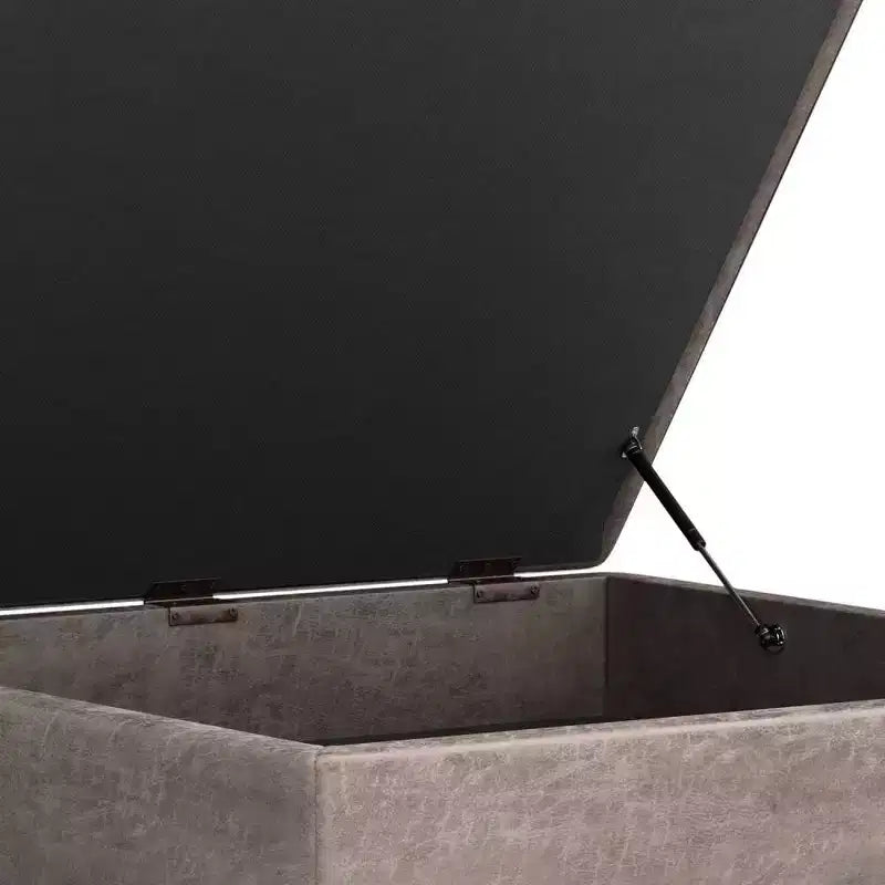 Pouf-Contenitore Quadrato Ethan XL (Tavolino da Caffè)