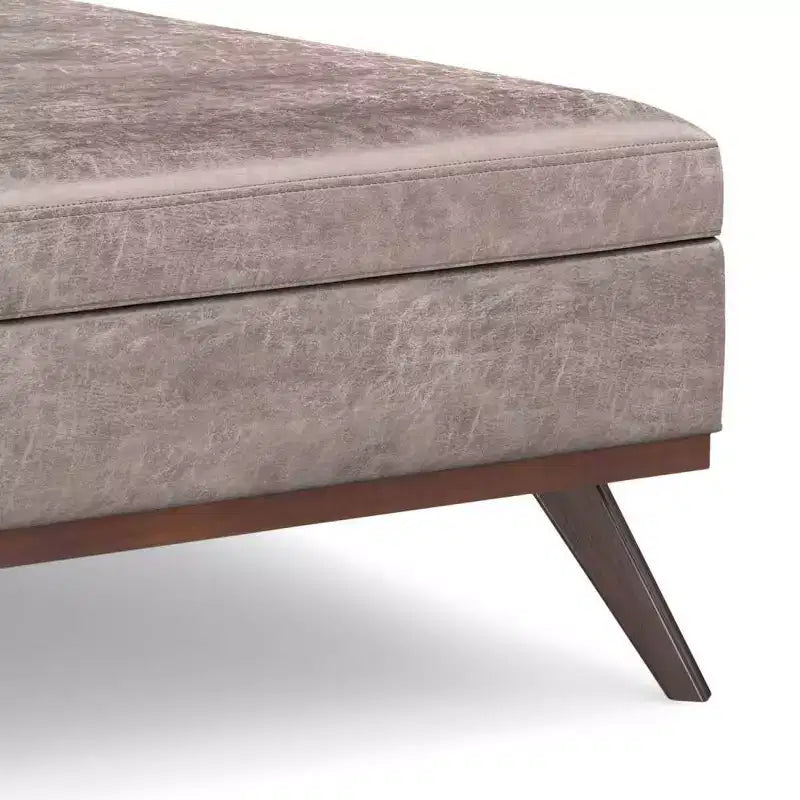 Pouf-Contenitore Quadrato Ethan XL (Tavolino da Caffè)