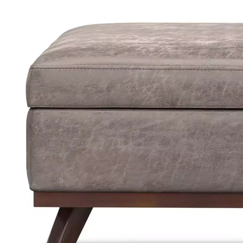 Pouf-Contenitore Quadrato Ethan XL (Tavolino da Caffè)