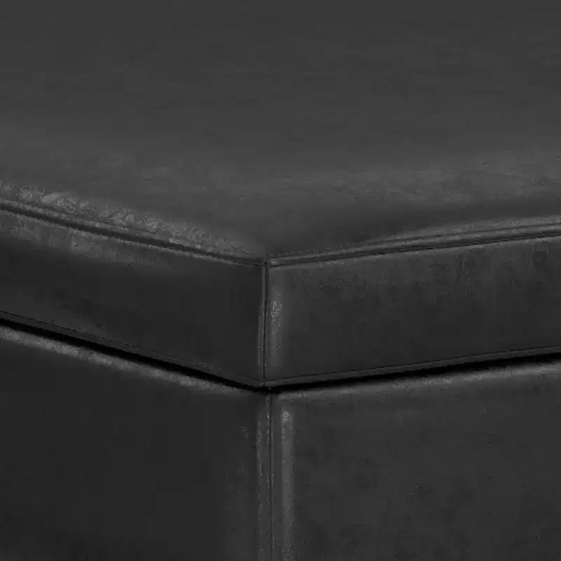 Pouf-Contenitore Quadrato Ethan XL (Tavolino da Caffè)